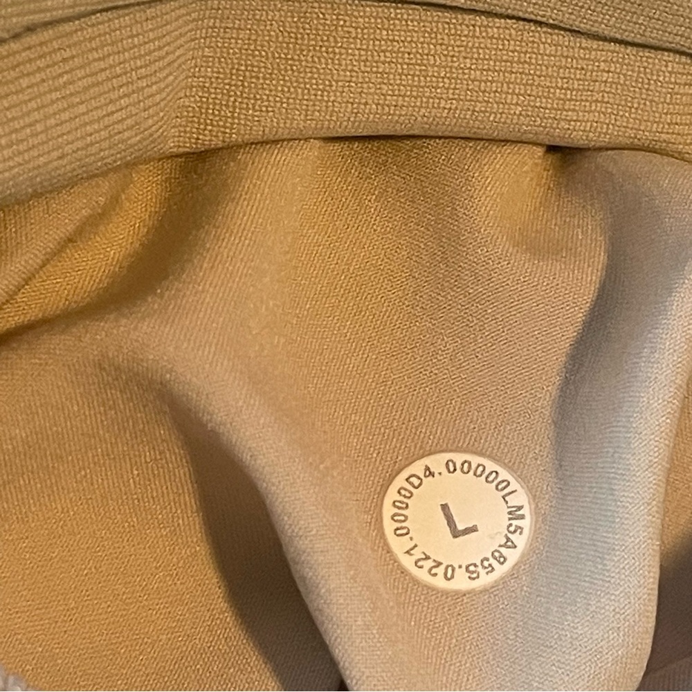 Lululemon Mens Large ABC Joggers Khaki Tan Pants Warpstreme Workout Gym Stretch - Picture 5 of 11